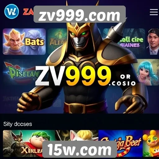 Análise da diversidade de jogos no site zv999.com
